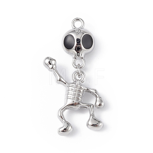 Halloween Alloy Enamel Pendants PALLOY-K001-01P-1