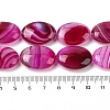 Natural Striped Agate/Banded Agate Beads Strands G-Q182-01A-5