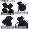 20Pcs Gourd Velvet Drawstring Bags TP-BBC0001-07A-04-6
