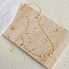 304 Stainless Steel Star Link Chain Necklaces for Women WGCD6F9-01-1