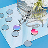 60Pcs 304 Stainless Steel Plain Edge Bezel Cups STAS-SC0021-45-4