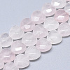 Natural Rose Quartz Beads Strands X-G-S357-E01-07-1