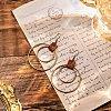 Ring Bohemian Style Zinc Alloy Dangle Earrings FS-WG9CCFB-03-2