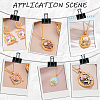 4Pcs Brass Pendant Cabochon Settings KK-BBC0020-14-4