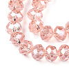 Electroplate Glass Beads Strands LS-EGLA-A034-T10mm-A34-2