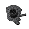 Bank Beaver with Word Swoo & Heart Shape Arrow Enamel Pins JEWB-K019-02B-EB-2