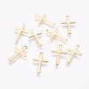 304 Stainless Steel Tiny Cross Charms X-STAS-P220-08G-1
