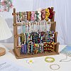 4-Tier Wood Bracelet Organizer Display Stands BDIS-WH0010-16B-4