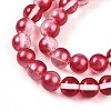 Baking Paint Transparent Glass Beads X1-DGLA-N011-8mm-06-3
