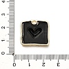 Alloy Enamel Pendants FIND-A051-09A-01G-3