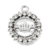 UV Plating Alloy Crystal Rhinestone Pendants RB-CBAD37D-08P-1