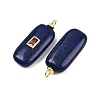 Dyed Natural Sesame Jasper Pendants KK-B157-43G-02-2