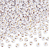 500Pcs Plating Acrylic Beads PACR-TADJ0001-01I-1
