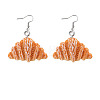 Resin Food Model Dangle Earrings PW-WGD1124-04-1