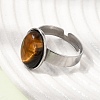 Adjustable 304 Stainless Steel Finger Rings for Women GG-CBA7994-04P-18-3