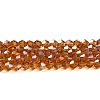 Transparent Electroplate Glass Beads Strands LS-GLAA-F029-2mm-A28-1