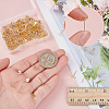 200Pcs 304 Stainless Steel Stud Earrings Findings STAS-ME0001-48-3