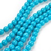 Synthetic Turquoise Beads Strands X-TURQ-G106-8mm-02F-1