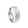 Grooved Titanium Steel Finger Rings for Men WG2ADDA-14-2