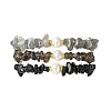 3Pcs 3 Styles Natural Mixed Gemstone Chip & Cultured Freshwater Pearl Beaded Stretch Bracelets Set for Women BJEW-JB13762-09-4
