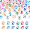 50Pcs Acrylic European Beads MACR-TADJ0001-13W-2