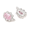 SHEGRACE Flower Brass Micro Pave Cubic Zirconia Spacer Bars XGRQ5K967-826P-2