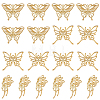 20Pcs 3 Styles Zinc Alloy Open Back Bezel Pendants FIND-SP0005-70-7