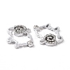 Alloy Crystal Rhinestone Pendants ALRI-C008-26P-3