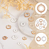 14pcs 14 style Brass Pendant Cabochon Settings & Cabochon Connector Settings FIND-BY0001-13-12