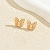 201 Stainless Steel Stud Earrings for Women GD6103-1-1