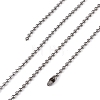 304 Stainless Steel Ball Chain Necklaces CHS-O005-B-1.5mm-3