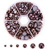 1Box ABS Plastic Imitation Pearl Dome Cabochons SACR-PH0001-46-1