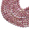 Natural Rhodonite Beads Strands G-K389-B34-01-3