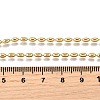 2.5MM Brass Oval Link Chain Necklaces NJEW-M108-20G-3