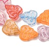 Baking Paint Transparent Glass Beads GL-CBA4370-04-3