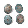 Tibetan Style Alloy Shank Buttons FIND-Z112-02-1