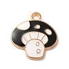 Alloy Enamel Pendants ENAM-E064-27KCG-1