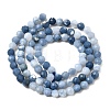 Natural Blue Opal Beads Strands G-P603-C-4mm-04-3