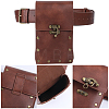 Woman's PU Leather Outdoors Cell phone Waist Bag AJEW-WH0504-39A-6