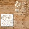 Large Plastic Reusable Drawing Painting Stencils Templates DIY-WH0202-398-2