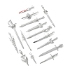 15Pcs 15 Styles Alloy Pendants FIND-YW0004-81-3