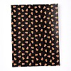 Halloween Theme Imitation Leather Fabric DIY-D025-A07-1