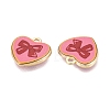 Valentine's Day Printed Alloy Pendants PALLOY-SZC0008-15D-2