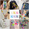 20Pcs UV Plating Opaque Acrylic European Beads OACR-TADJ0001-16N-6