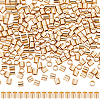 3Bags Brass Crimp Beads KK-BBC0026-10B-1