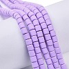 Polymer Clay Bead Strands X-CLAY-T001-C15-1