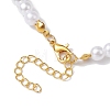 Glass Pearl Beads Necklaces NJEW-JN04726-6