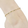 304 Stainless Steel Link Chains Anklets AJEW-AN00841-2