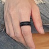 Titanium Steel Finger Rings for Unisex WG511F1-08-2