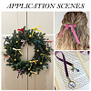 3Rolls 3 Colors Single Face Velvet Ribbon for Clothes Accessories OCOR-TA0004-09A-8
